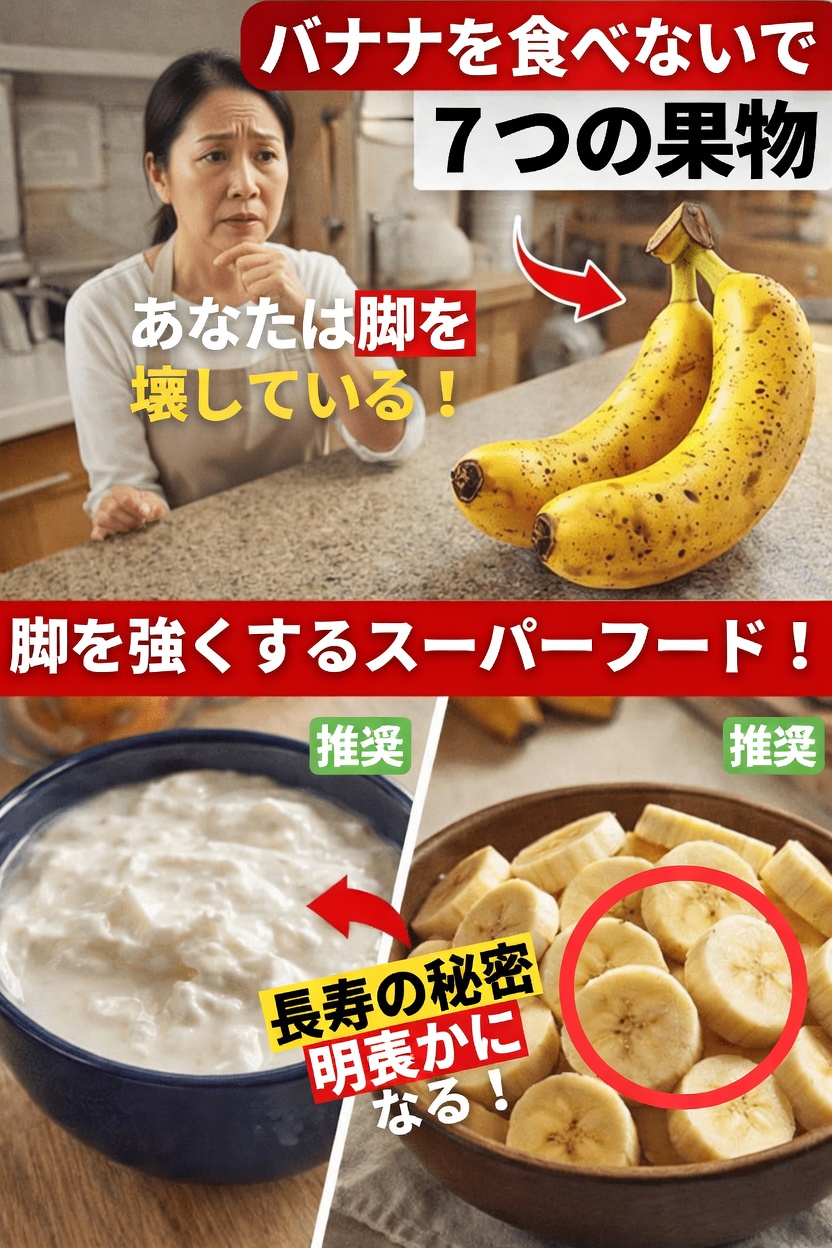 60歳以上の方へ：脚を強くするために避けるべき果物