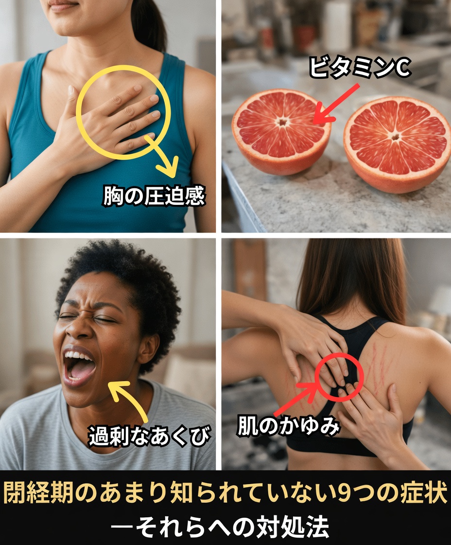 あまり知られていない更年期の症状9つ──その実用的な対処法