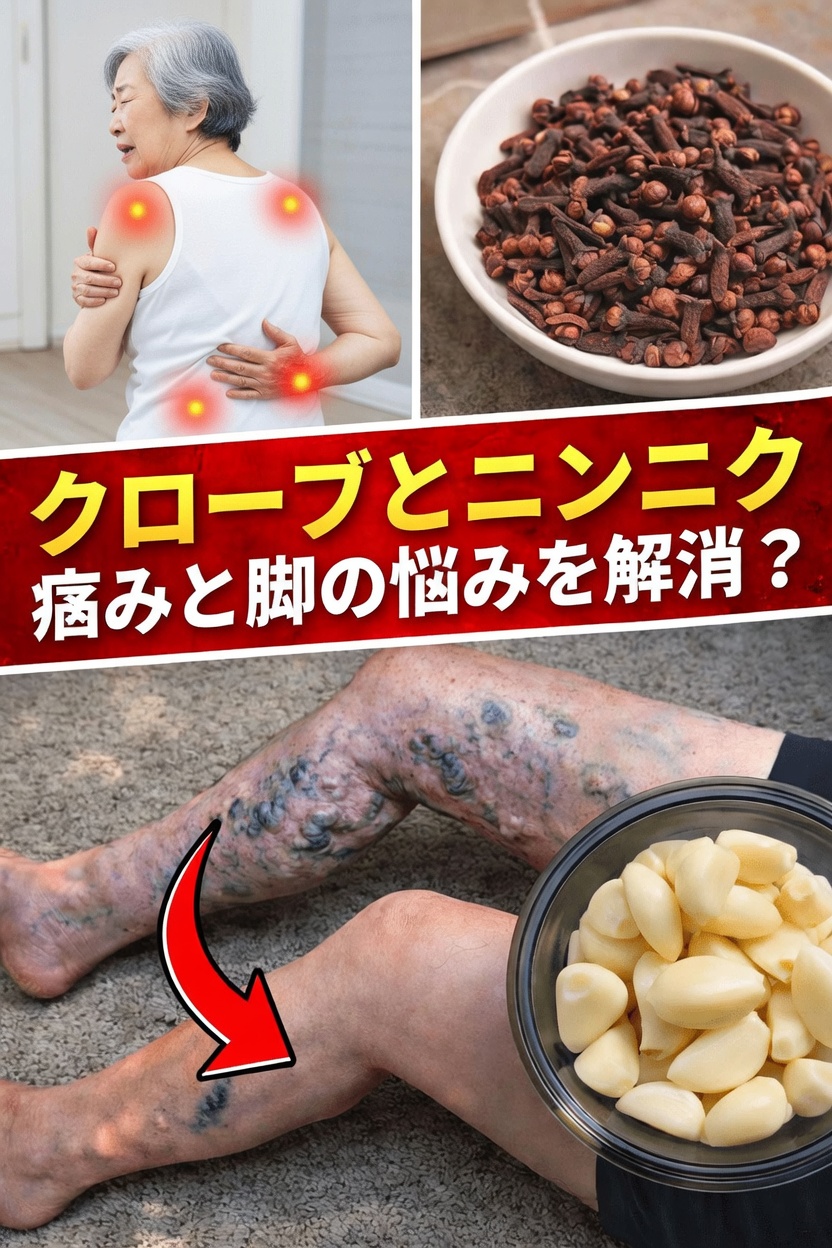 クローブとニンニクから探る、脚の快適さをサポートする自然な方法