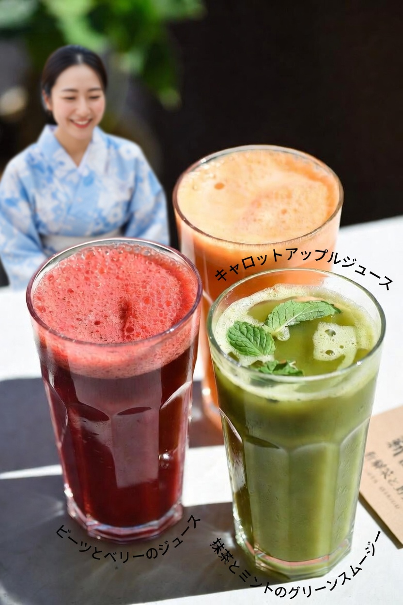 フレッシュジュースで体の自然なデトックス機能をサポートする簡単な方法を見つけよう