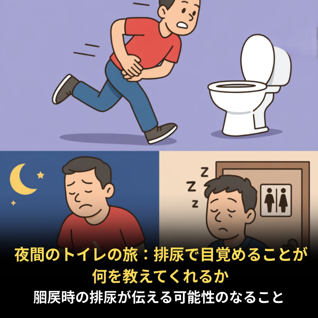夜間の頻繁なトイレ通いは心臓疾患のサイン？研究が明らかにすること