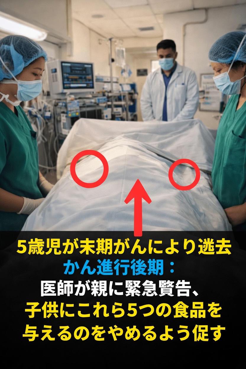 5歳児、がんとの闘いに敗れる――医師が明かす「子どもに絶対食べさせてはいけない5つの食品」
