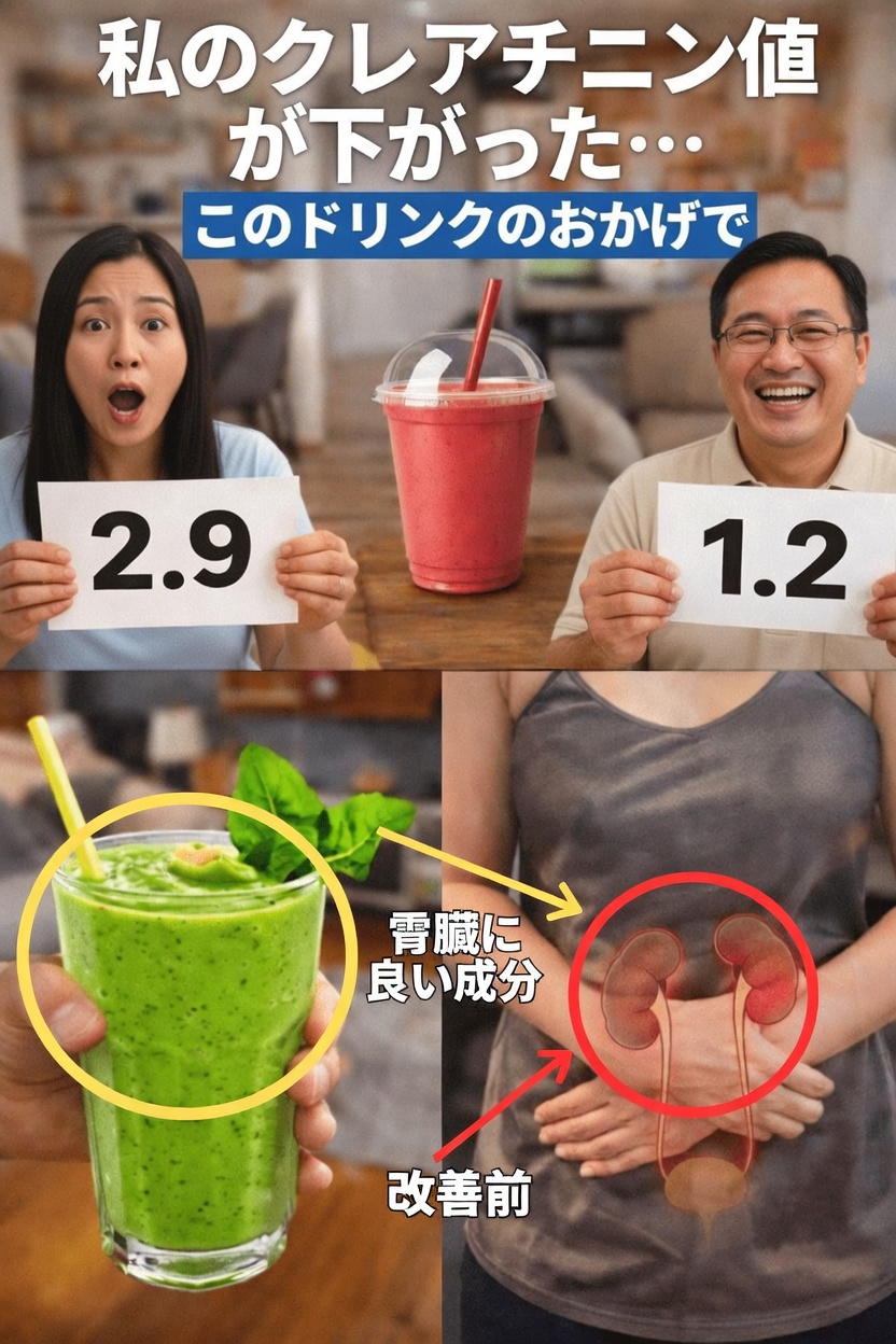腎臓の健康とクレアチニン値の維持に役立つかもしれない簡単な飲み物3選