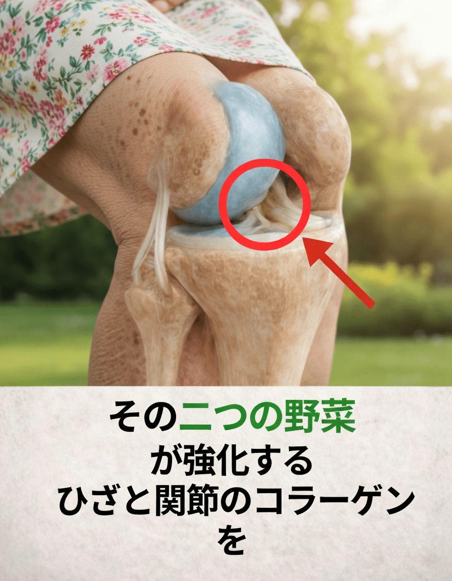 2つの身近な野菜で、ひざや関節の健康に役立つ「体のコラーゲン生成力」をサポートできるのか?