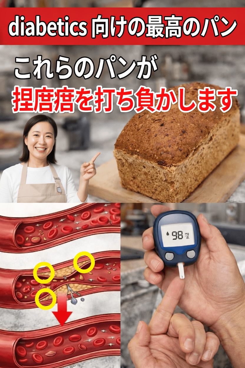 血糖コントロール中の方に最適なパン：検討したい低GIオプション