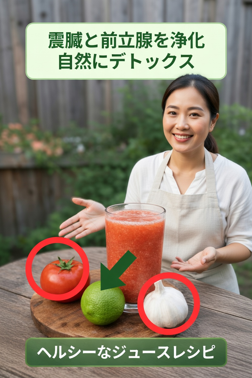 トマト・ニンニク・レモンジュースの力を発見：体の健康を守るシンプルな毎日の習慣