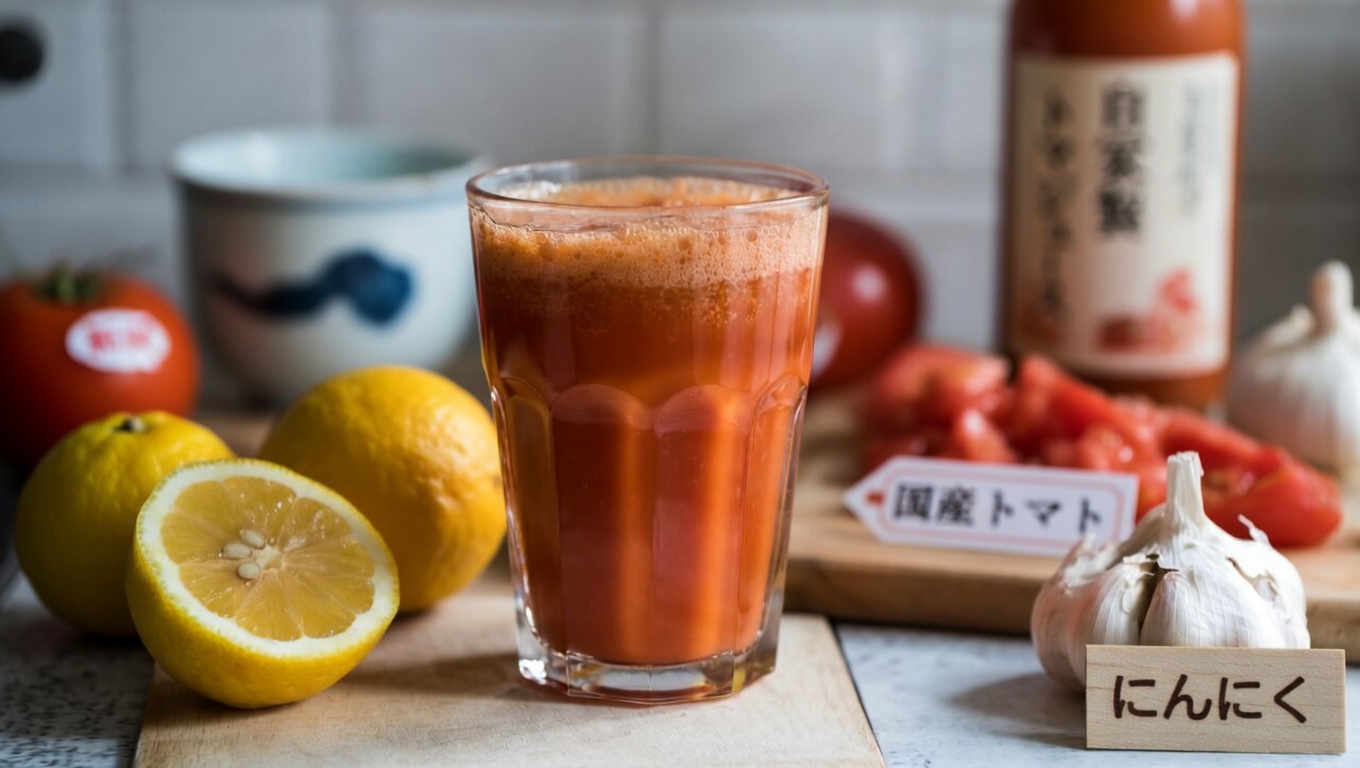 トマト・ニンニク・レモンジュースの力を発見：体の健康を守るシンプルな毎日の習慣