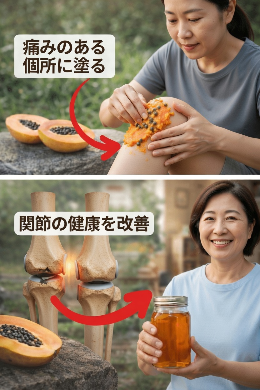 青パパイヤとパパイヤの種のペースト：毎日の関節の快適さのために試してみたい、シンプルなおうち習慣
