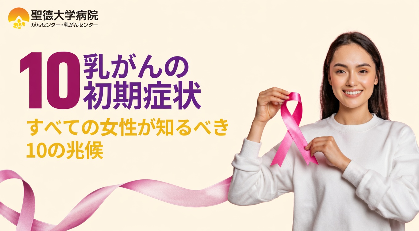 決して見逃してはいけない乳がんの初期警告サイン10選