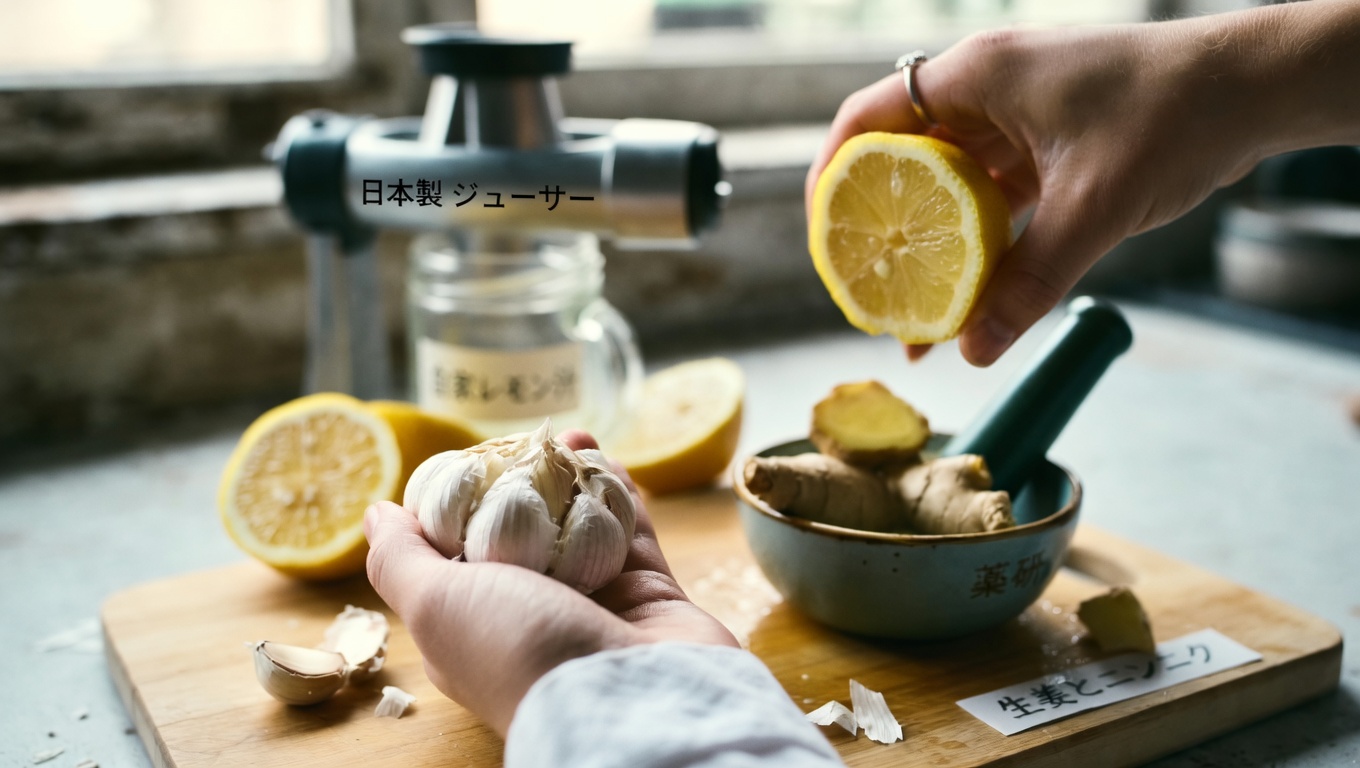 心臓の健康をサポートする簡単自家製トニック：ニンニク、生姜、レモンなどについて知っておきたいこと