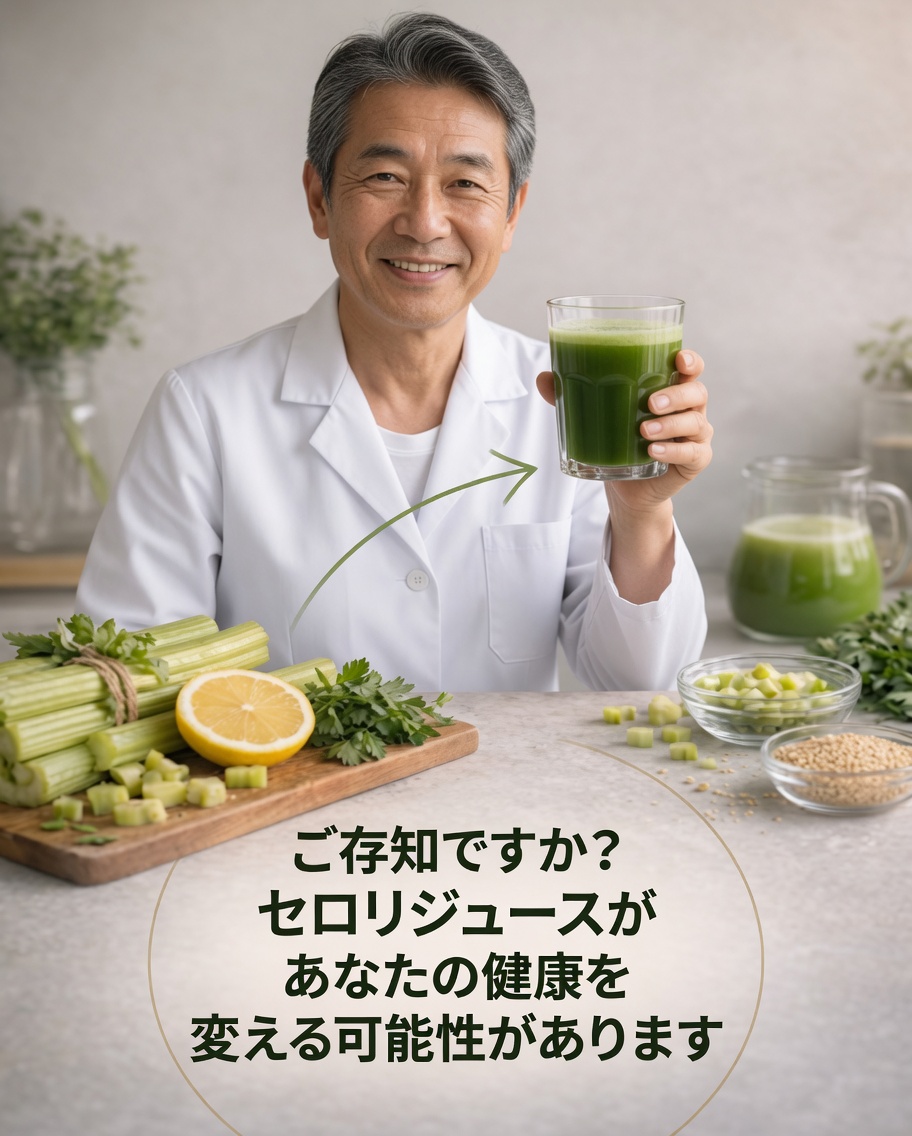セロリの自然の秘訣:健康を高める強力な自家製レシピ7選