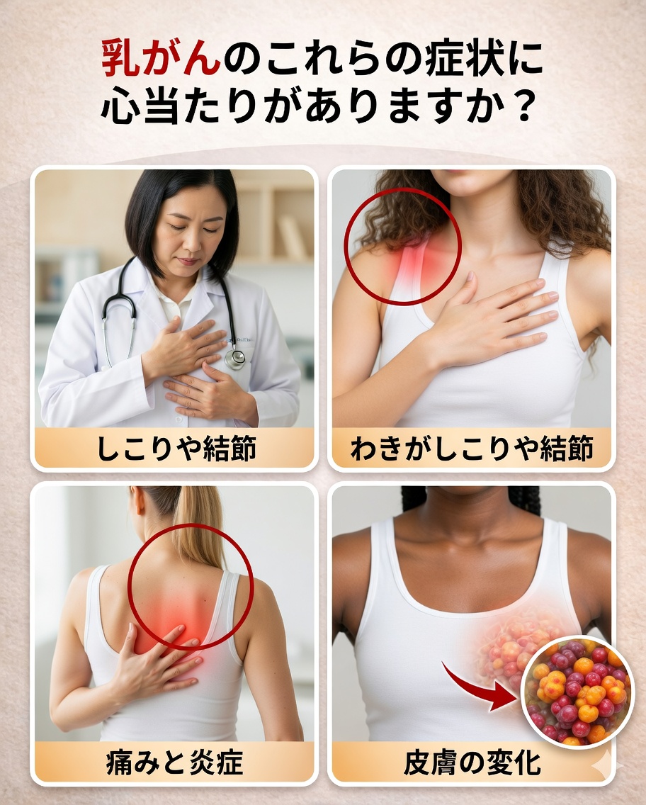 ⚠️ 絶対に見逃してはいけない乳がんの警告サイン10選（完全ガイド）