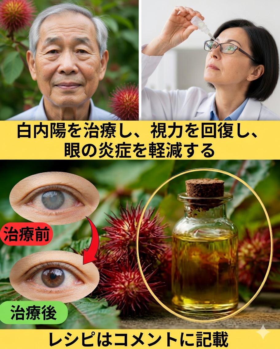 👁️ 視力を良くするためのひまし油：効果、迷信、安全な使い方