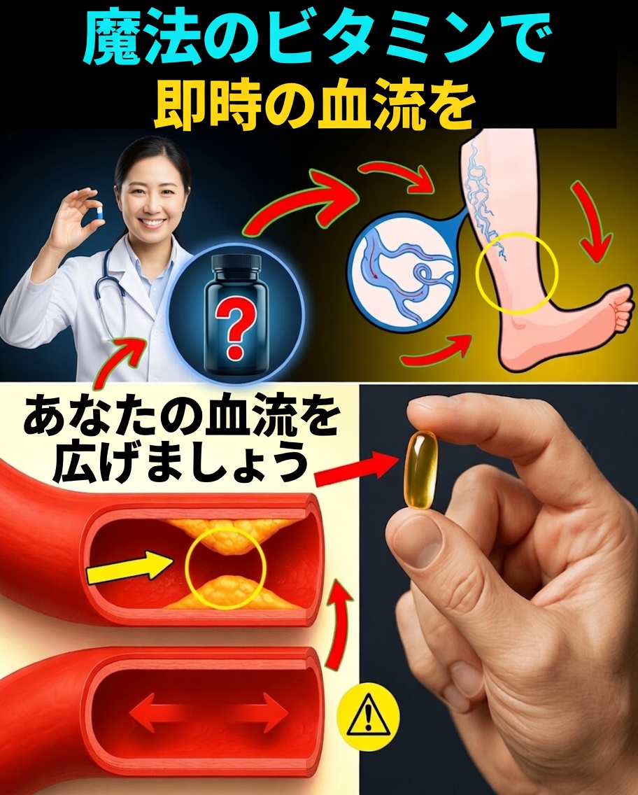 60歳以上のシニア向け：「隠れたビタミン」の真実と心臓を支えるより安全なアプローチ