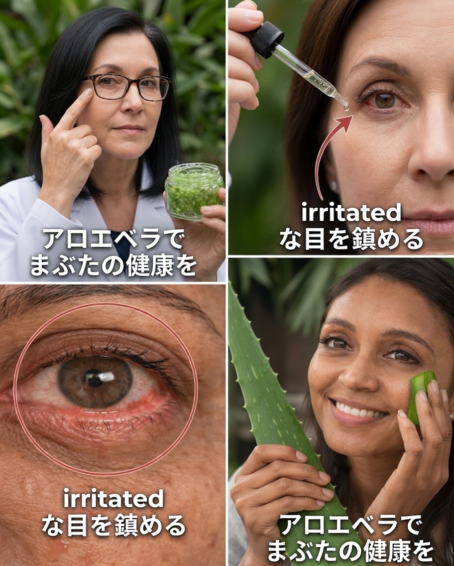 目の快適さのためのアロエベラ：思っている以上に癒やしてくれるやさしい植物
