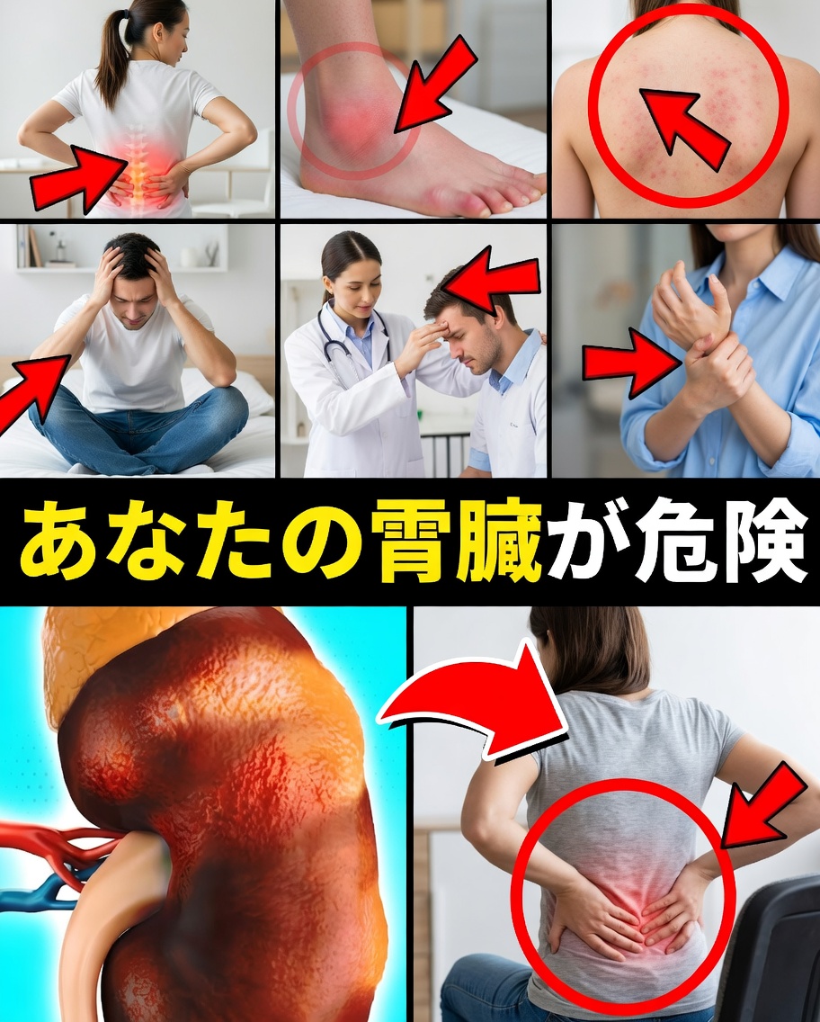 腎臓が発している警告サイン10選