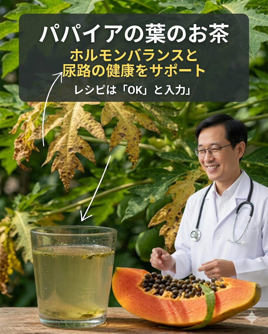 パパイヤの葉茶:本当の効能、伝統的な利用法、飲む前に知っておきたいこと