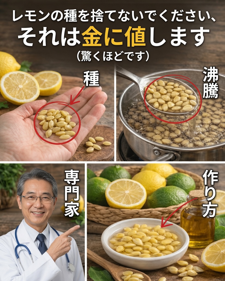 レモンの種をもう捨てないで:この小さな習慣があなたの毎日の生活を変えるかもしれません