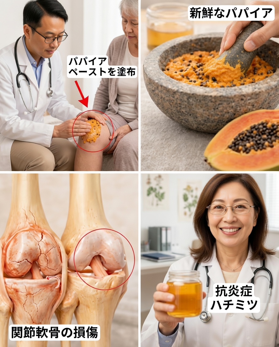 パパイヤの種：膝・背中・背骨の痛みを和らげるのに役立つ自然な秘訣✨