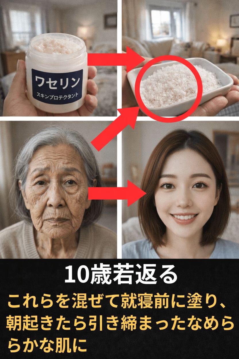 シンプルなワセリンと塩のスクラブでつるすべ肌に：その効果とは