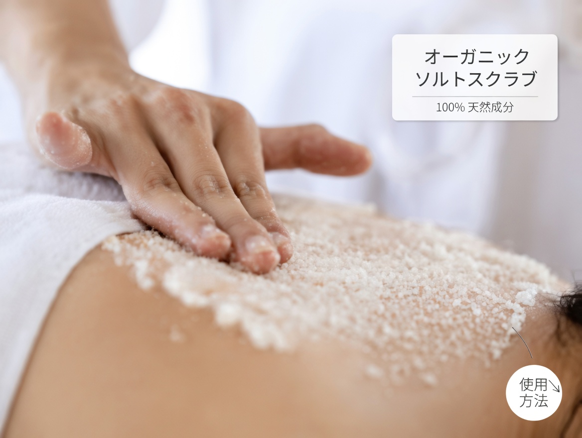 シンプルなワセリンと塩のスクラブでつるすべ肌に：その効果とは