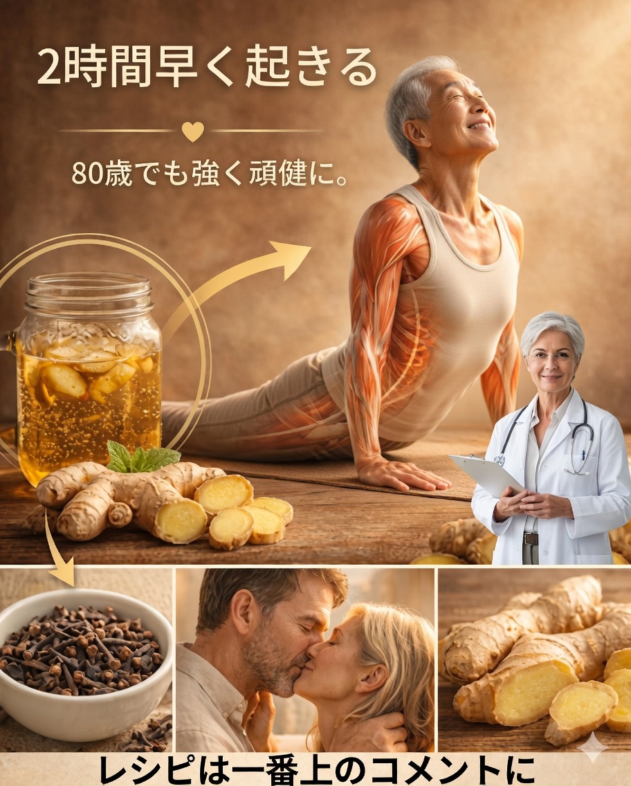 生姜の筋肉・関節トニック:痛みと炎症を和らげる天然ドリンク