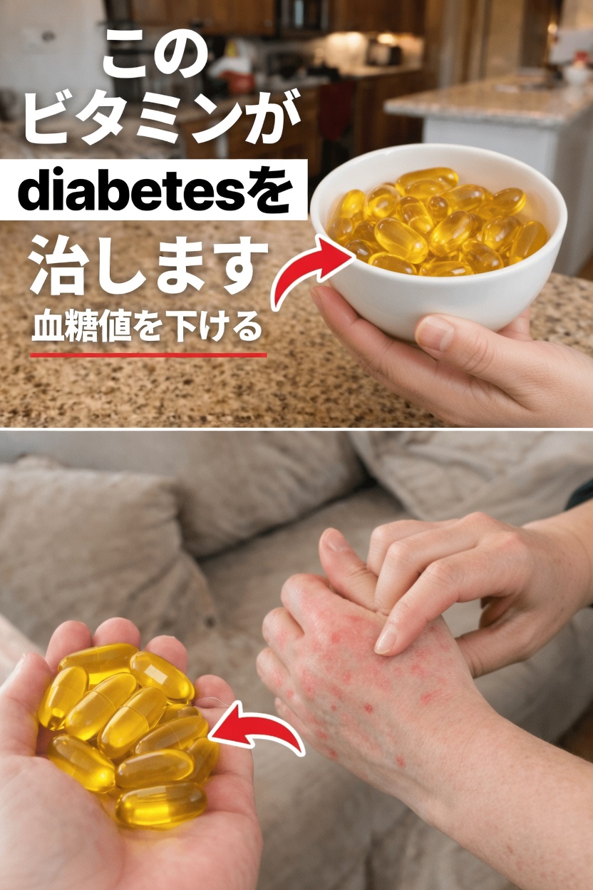 糖尿病患者の多くが危険なほど不足している3つのビタミン（これを改善＝血糖値の改善・合併症の軽減）
