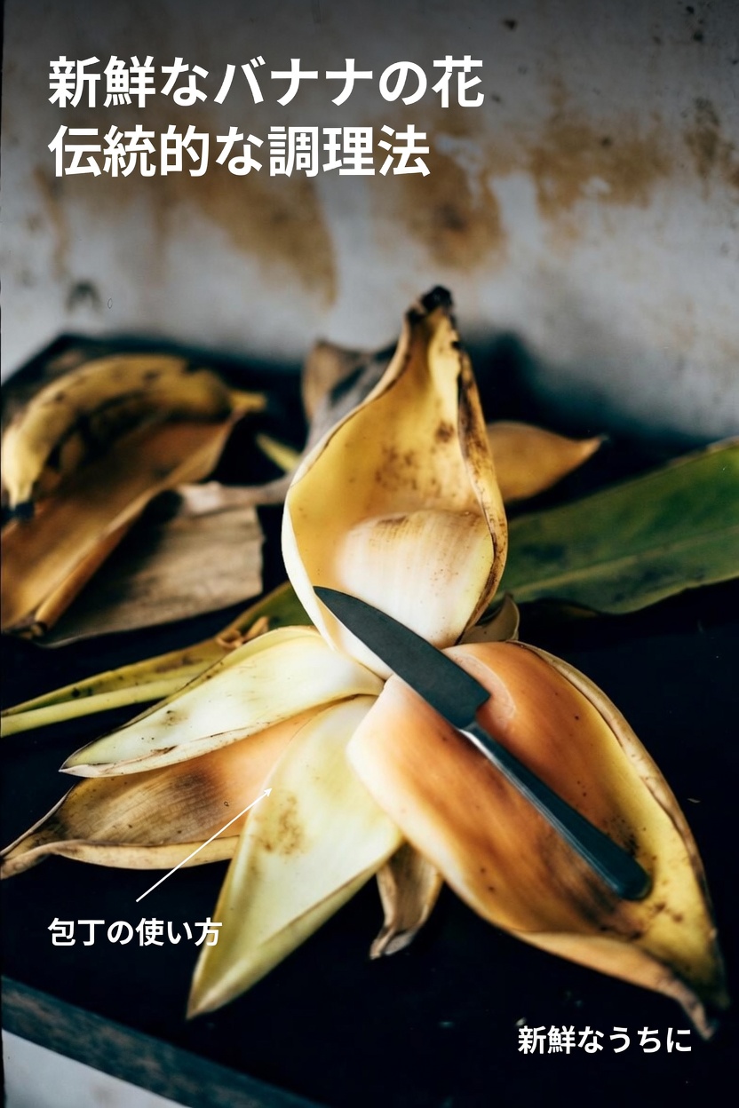 驚くべき健康効果を秘めたバナナの花:毎日の習慣に取り入れたい栄養豊富な食材