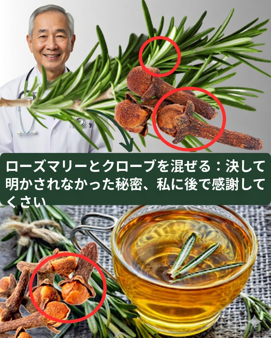 🌿 ローズマリーとクローブ：特性・効能とみんなを驚かせる自然レシピ