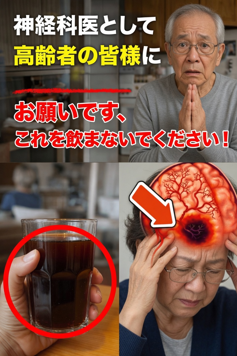 脳の専門医として：60歳を過ぎると、この朝のミスが脳卒中リスクを3倍にします！