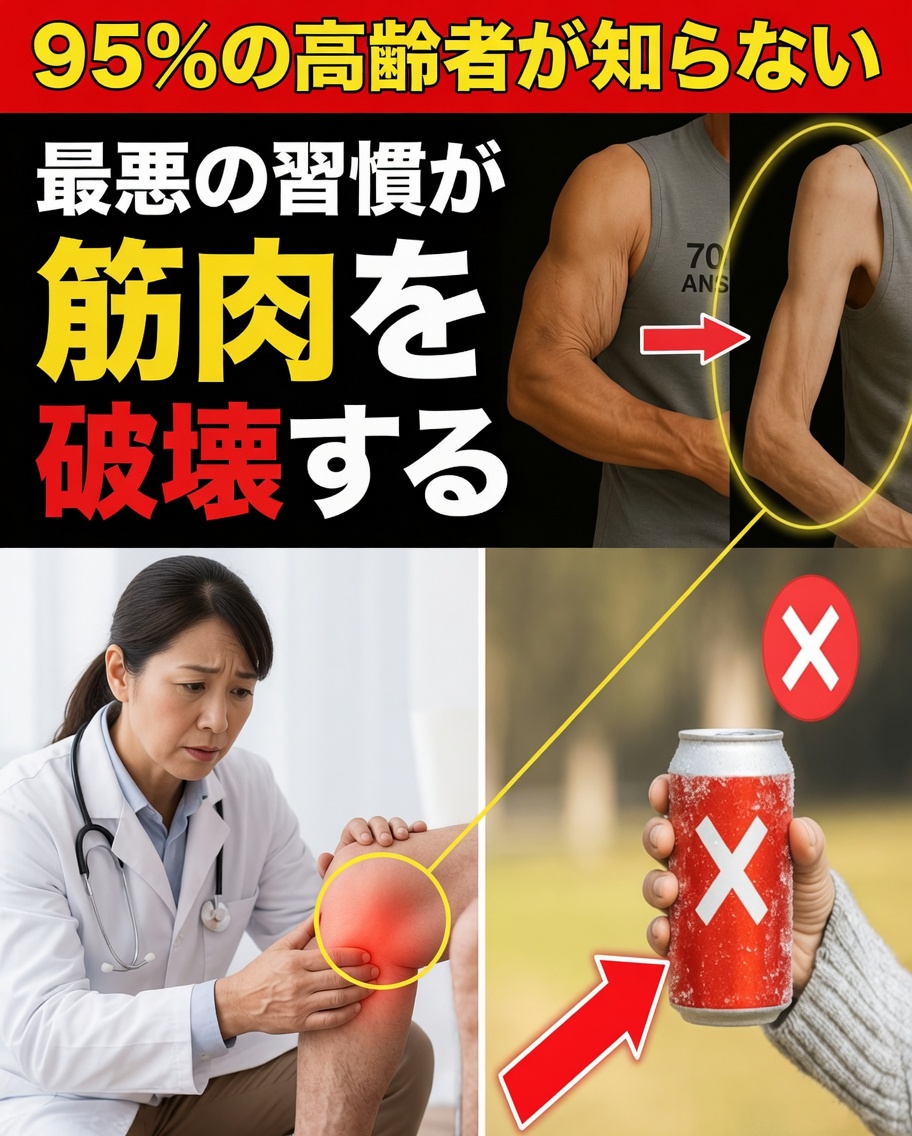 60歳以降の筋肉減少を加速させる「見えない」習慣