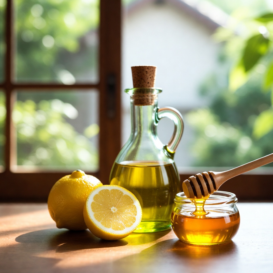 オリーブオイルとレモン果汁とはちみつの力で、いつまでも若々しく