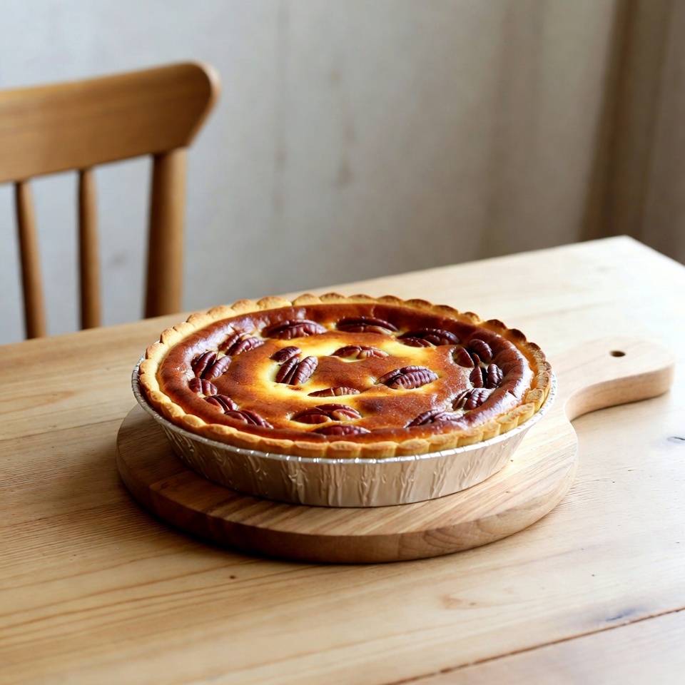 ピーカンチーズケーキパイのレシピ