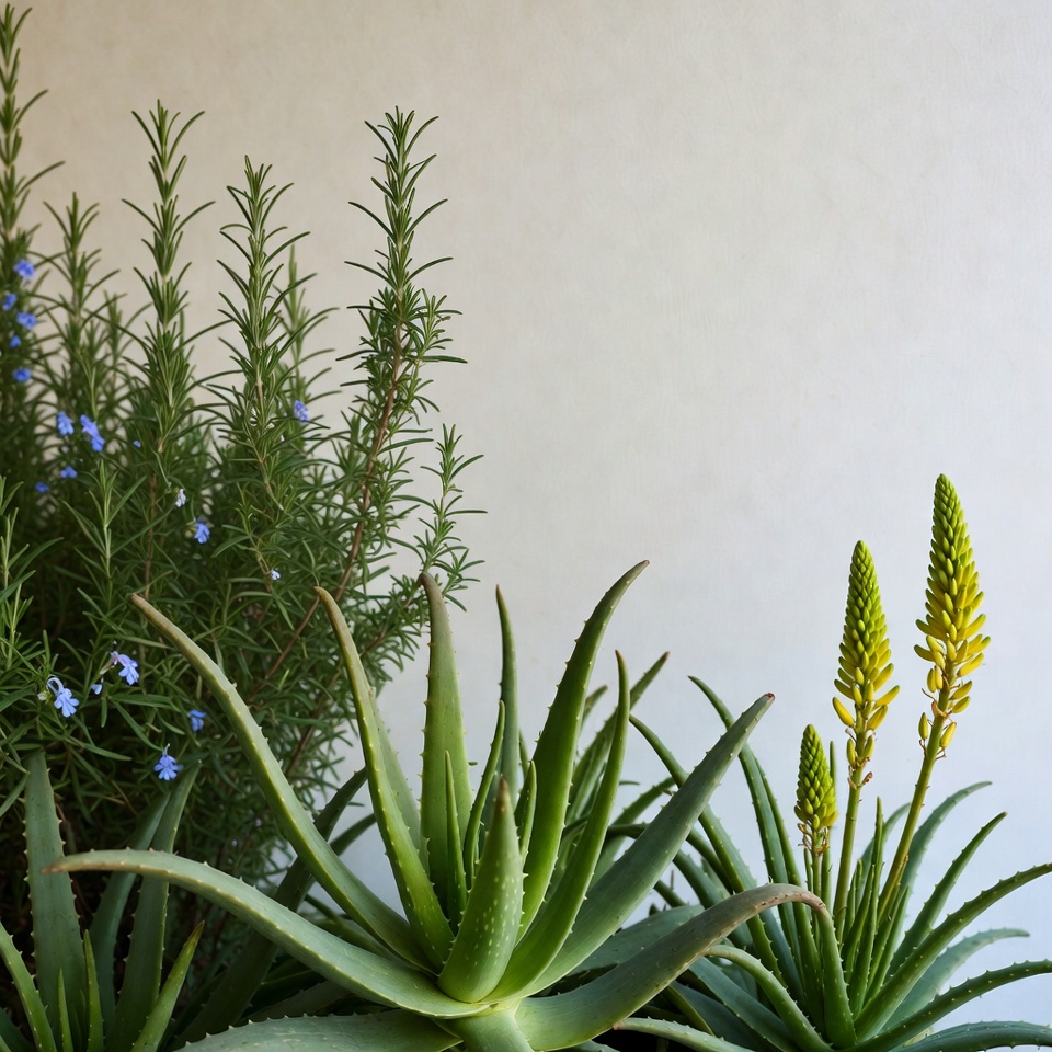 アロエベラとローズマリー:デトックスと活力のための自然なコンビ