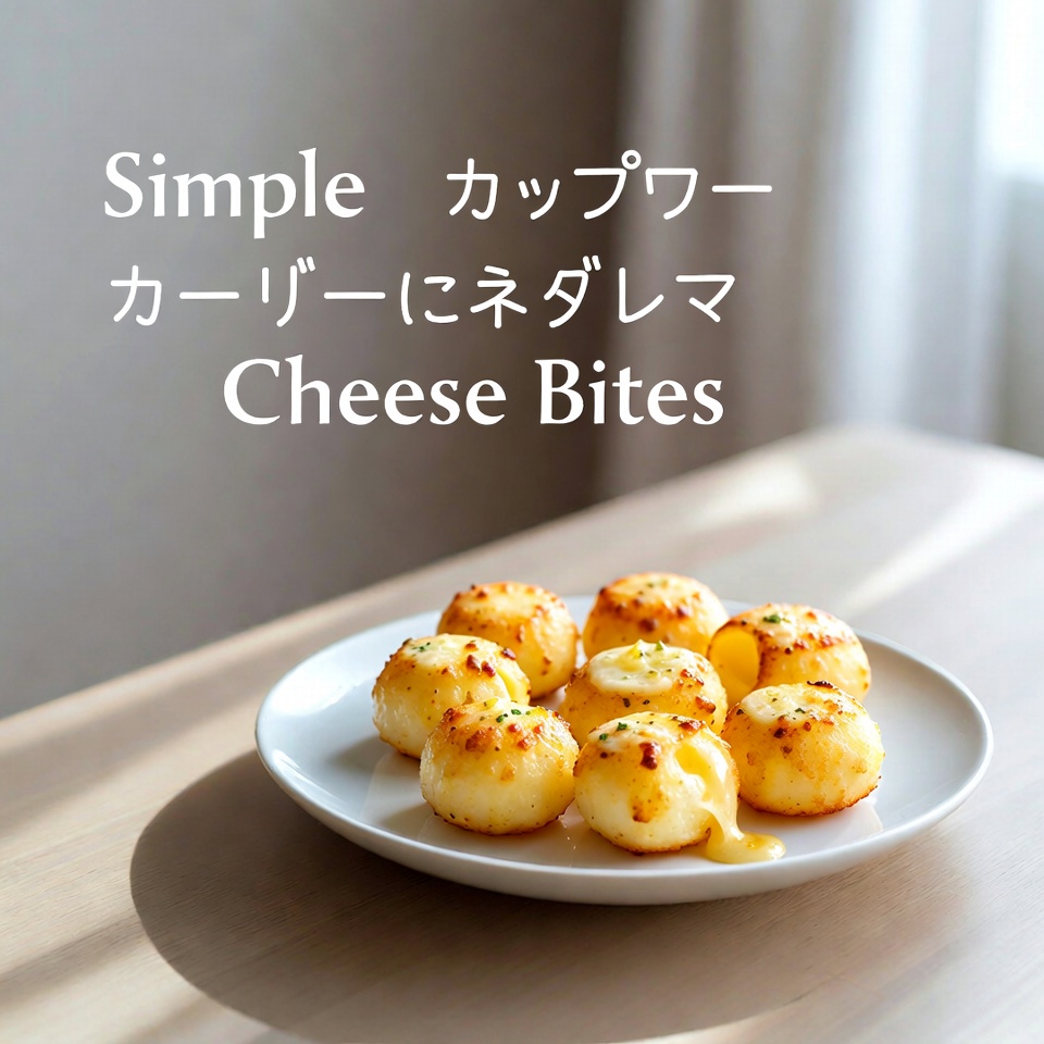 簡単ガーリックバターチーズボール