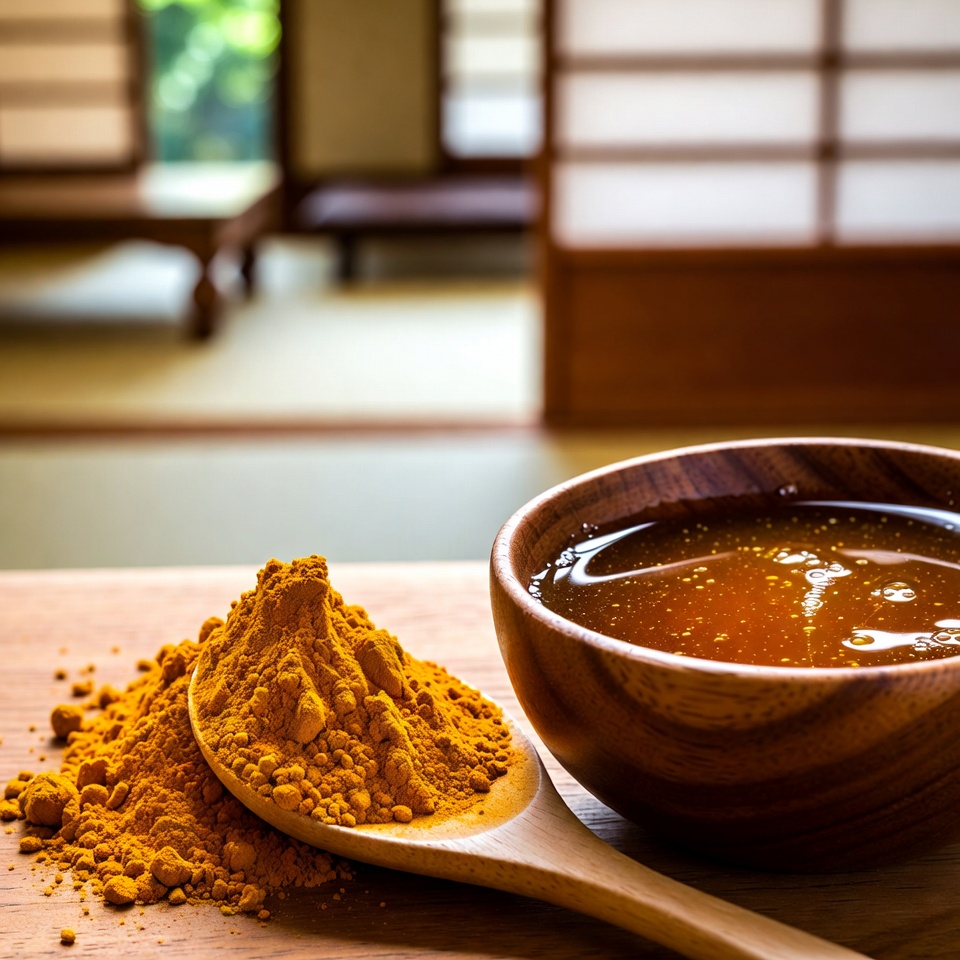 ウコンとはちみつ