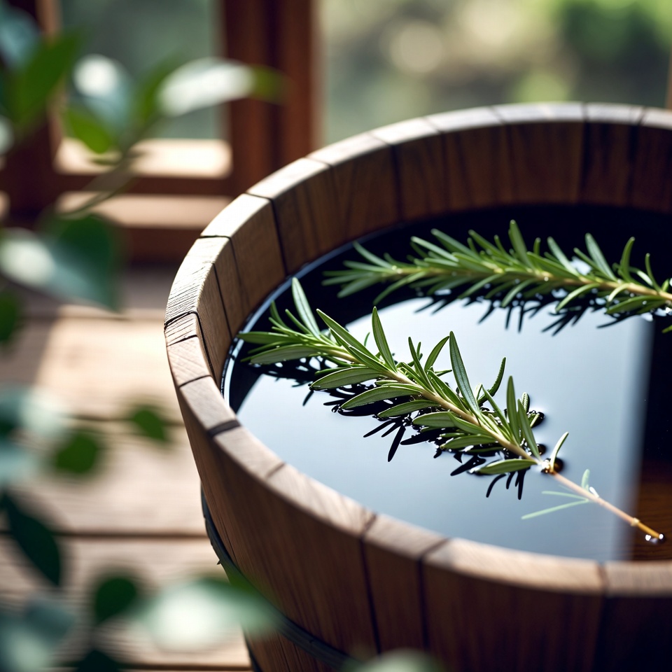 ローズマリー足浴で関節と足の痛みを自然に和らげる