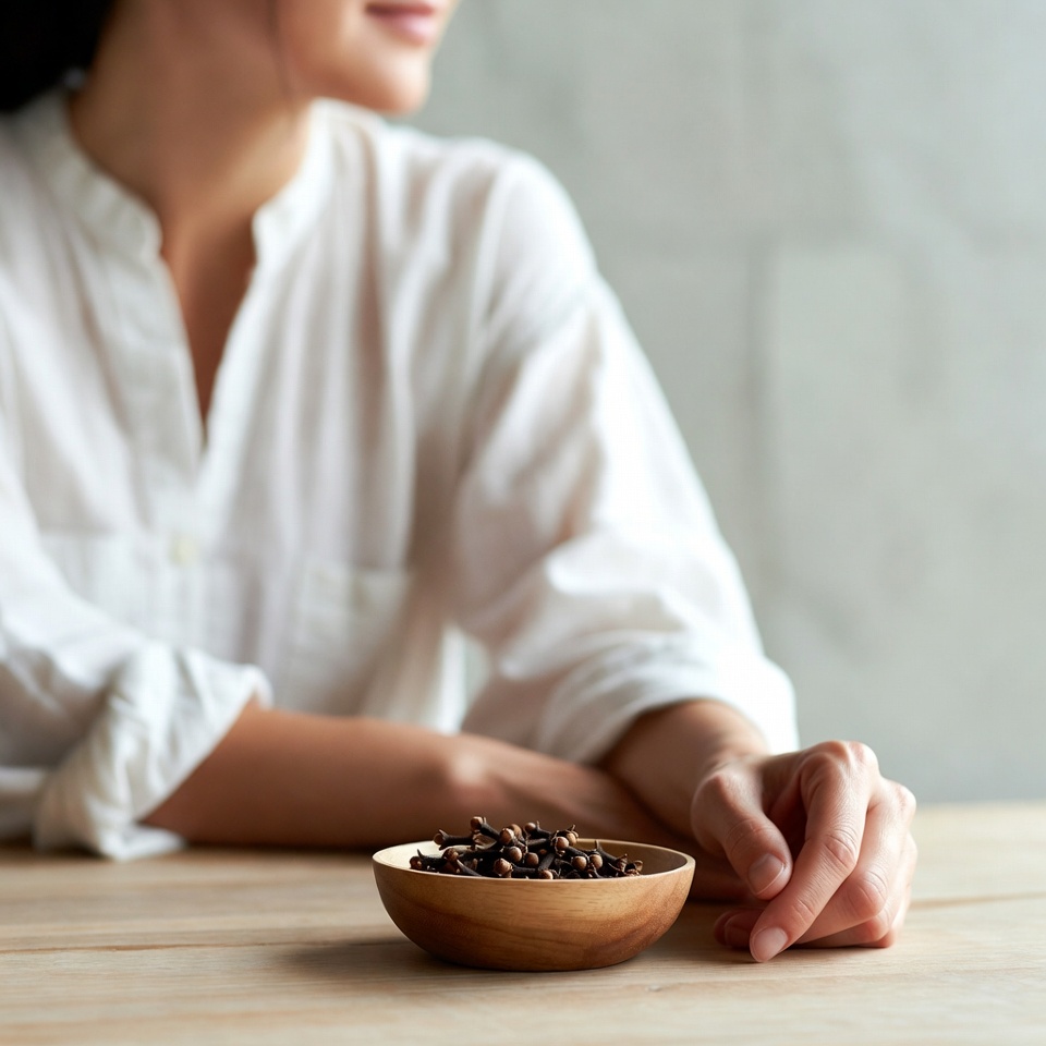 クローブを噛み始めて、何が起こるか見てみよう