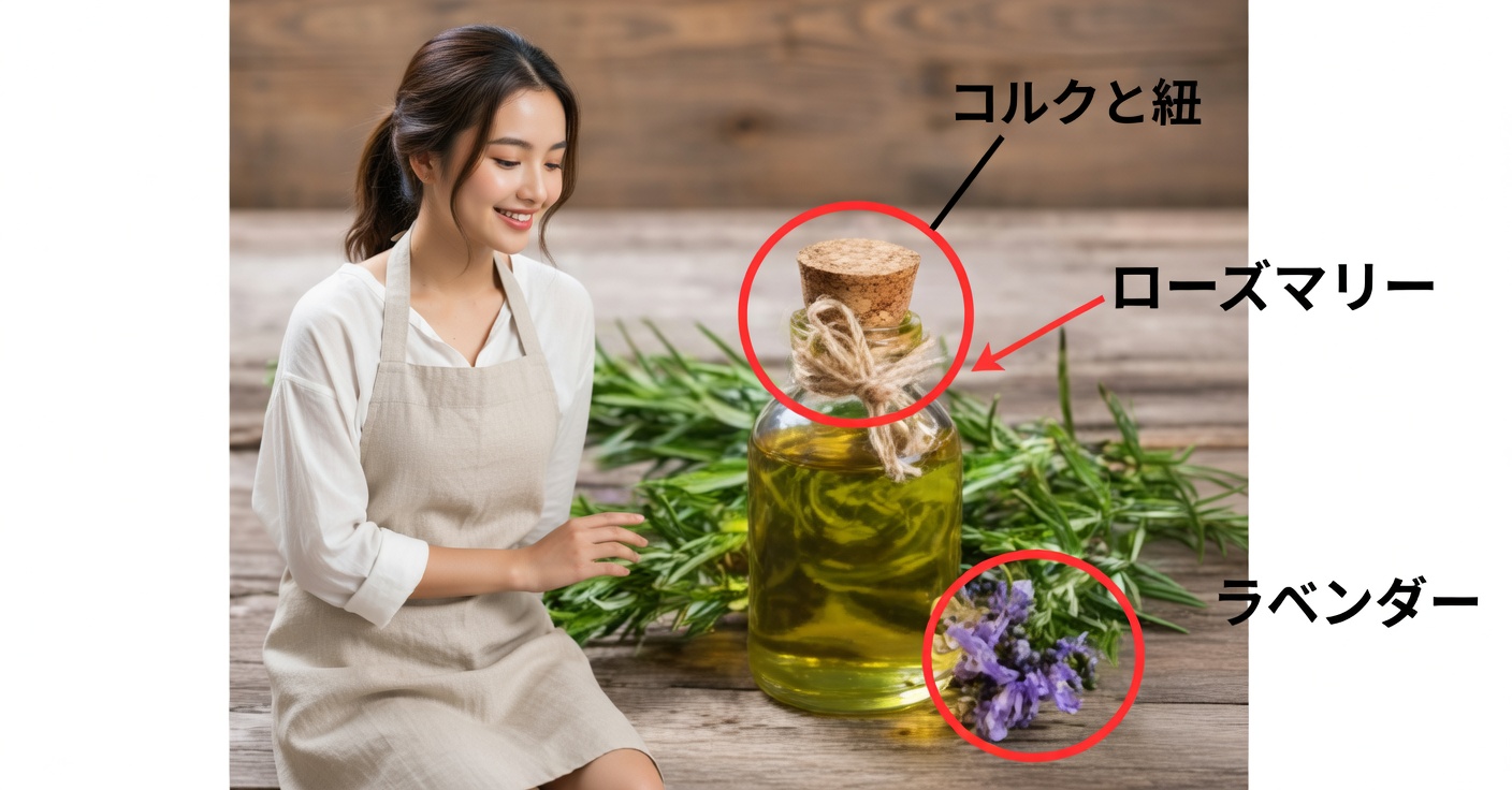 抗炎症ローズマリーオイル:作り方と使い方