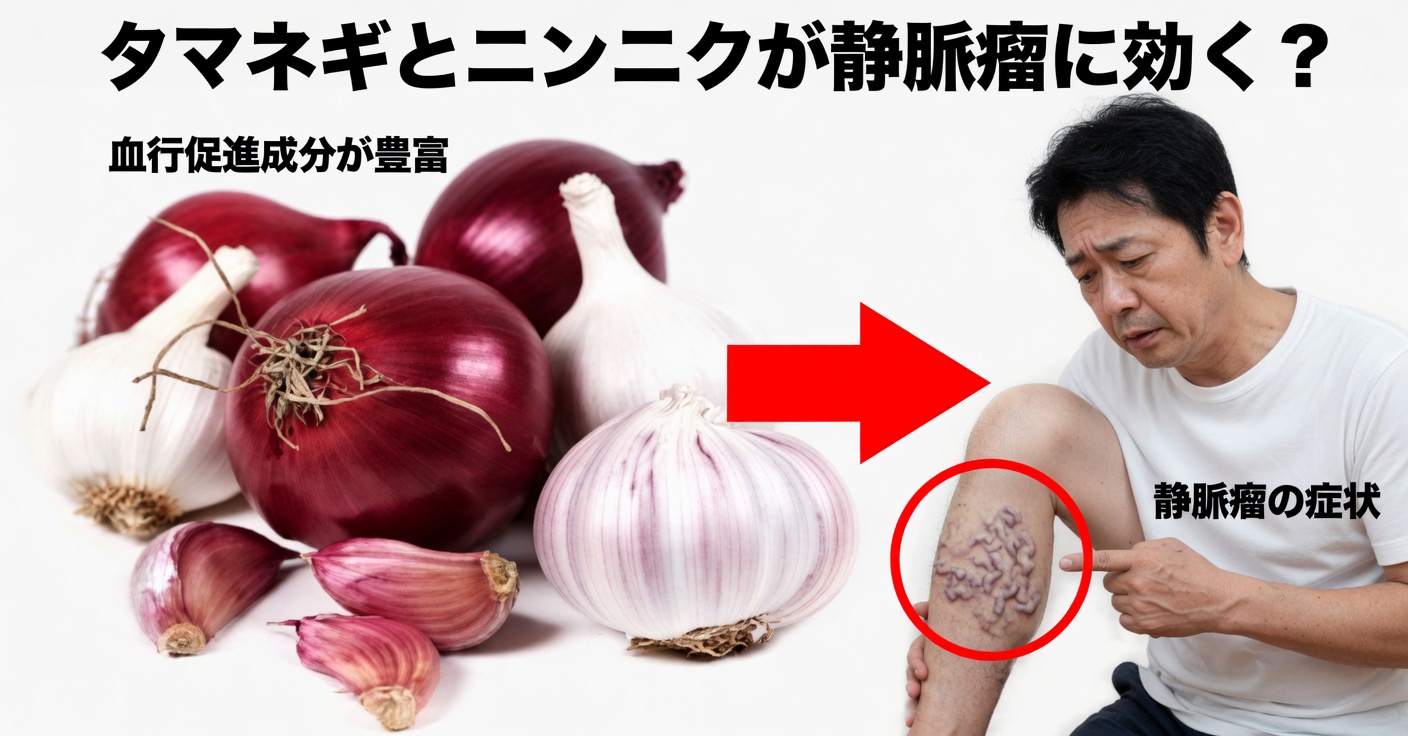 静脈瘤のための治療法:血行を改善する自然療法