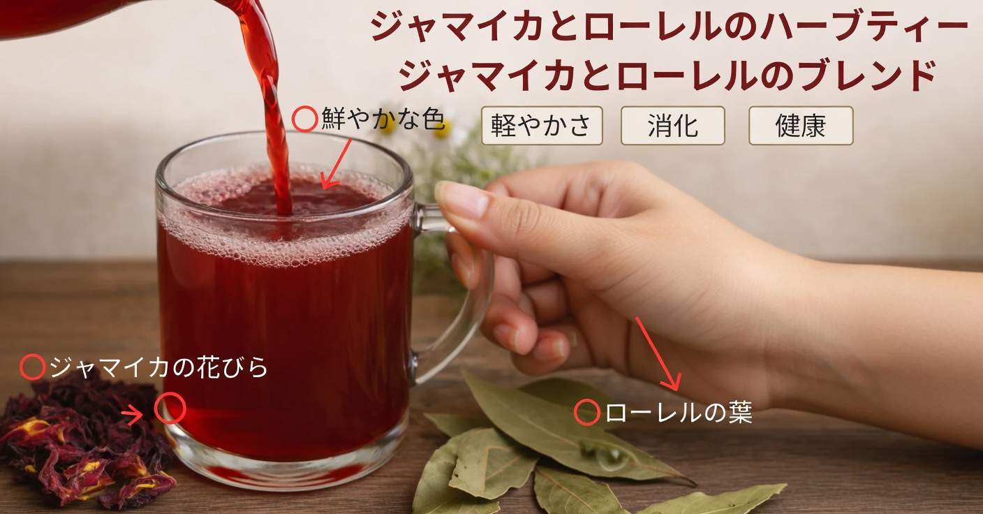 ハイビスカスとローリエのお茶:レシピと効能