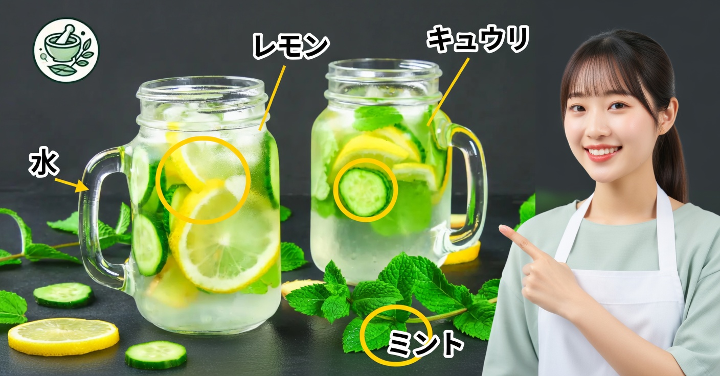 スペアミントとレモンのジュース:その効能と自然な効果