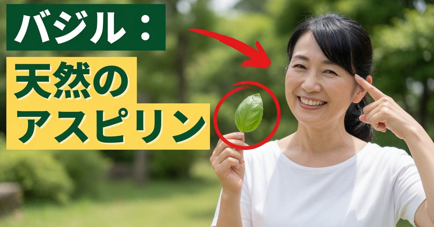 天然のアスピリンとしてのバジル:効能と使い方