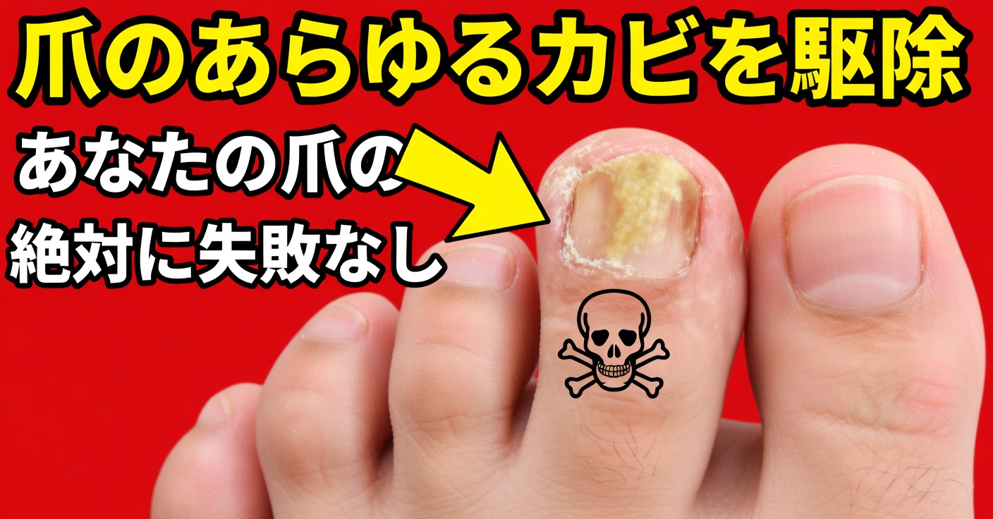 爪のカビに酢を使う