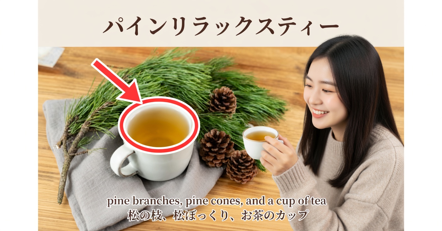 松のハーブティー：効能と作り方