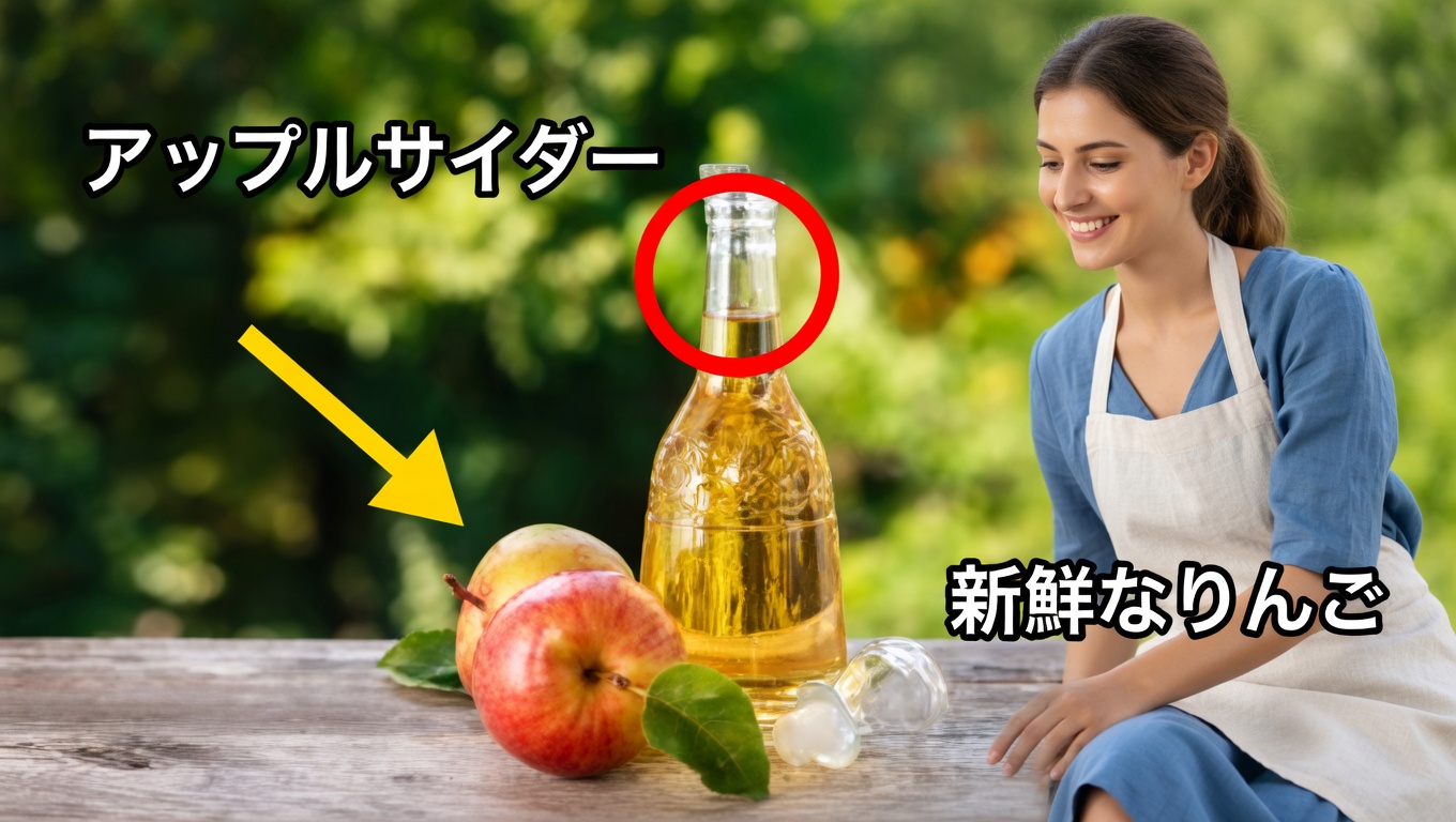 血行改善のための空腹時のリンゴ酢