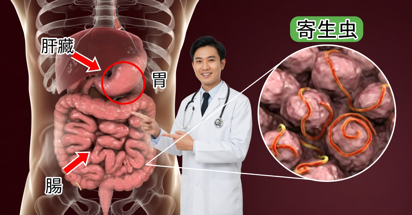 寄生虫のサインとその駆除方法