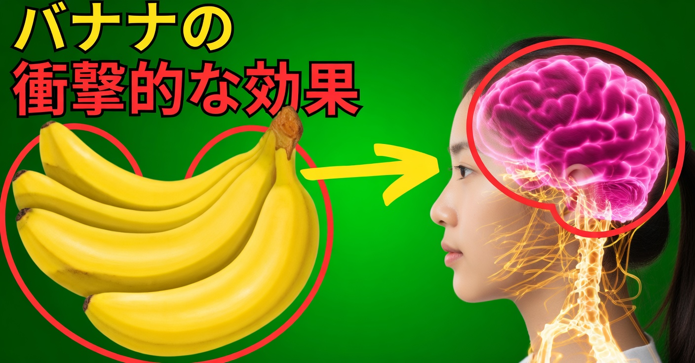 1日2本のバナナで得られる、驚くべき健康効果