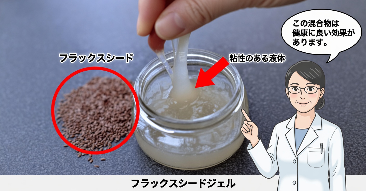 髪のための亜麻仁ジェル：作り方と使い方