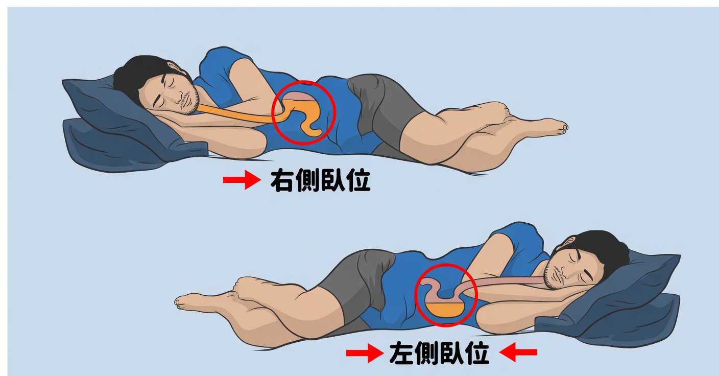 右向きで寝ることのリスクと対策